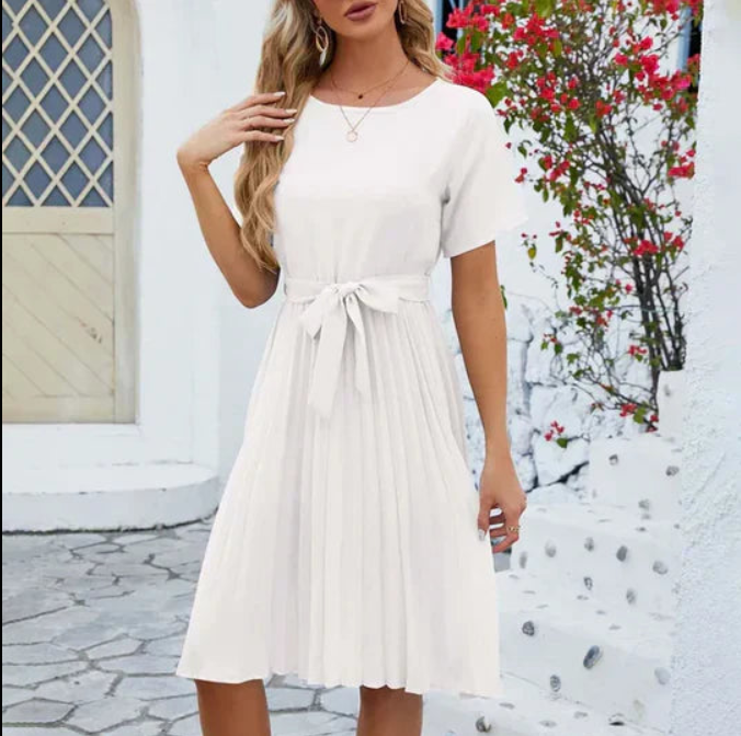 CD | Rochie midi elegantă cu model floral pentru femei