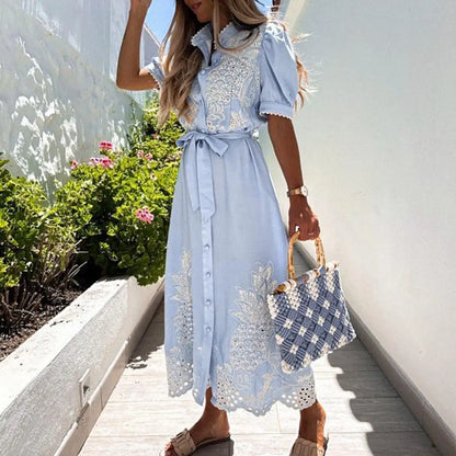 CD | Rochie brodată chic