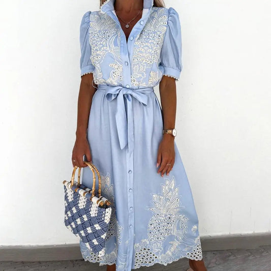 CD | Rochie brodată chic