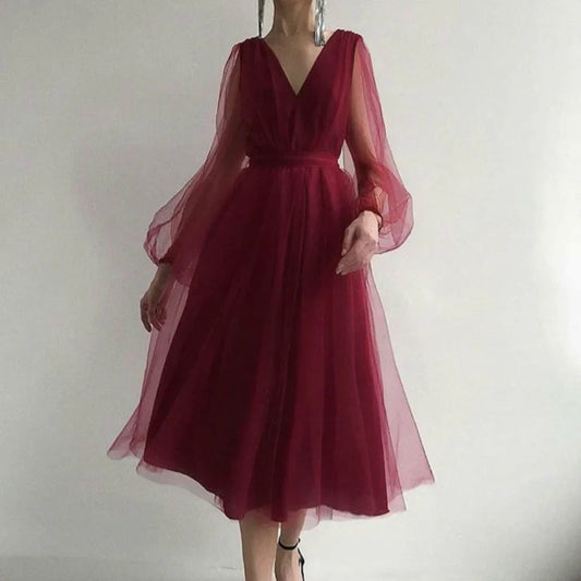 CD | Rochie midi trendy cu un design elegant pentru femei