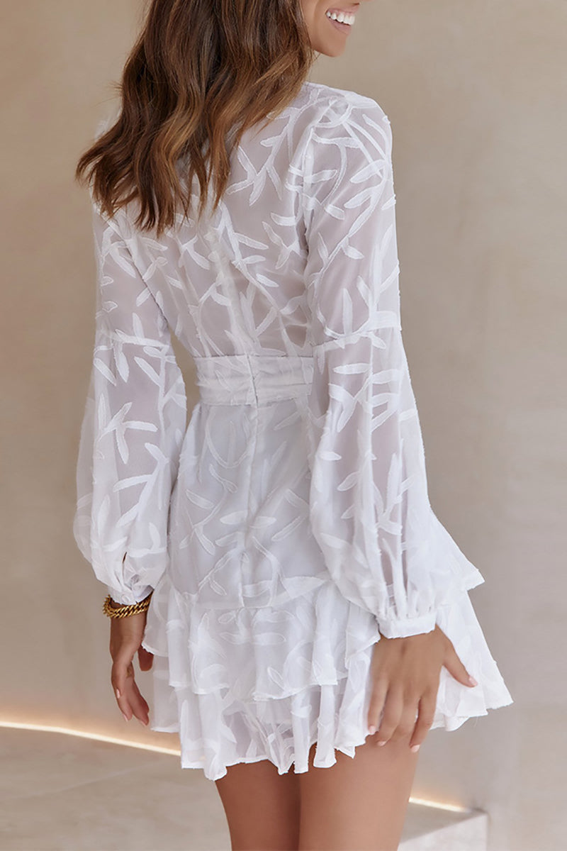 CD | Rochie mini cu volane