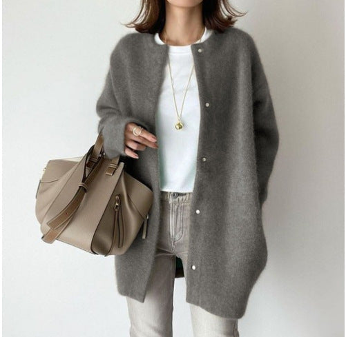 CD | Cardigan minimalist din amestec de lână