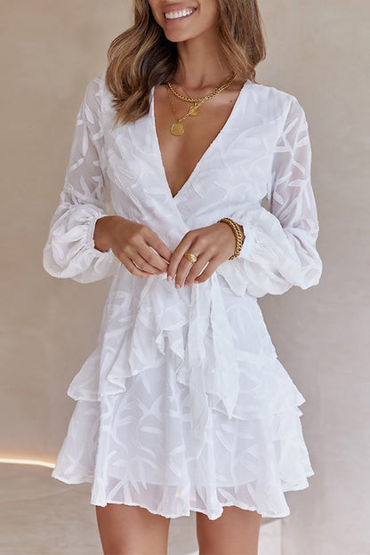 CD | Rochie mini cu volane