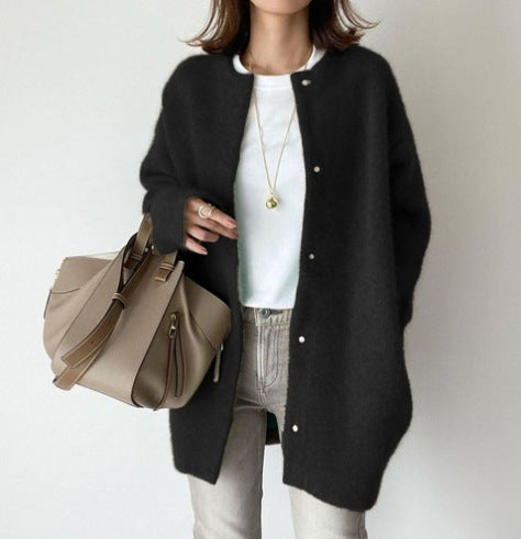 CD | Cardigan minimalist din amestec de lână