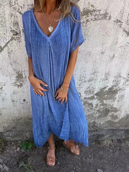 CD | Rochie midi elegantă cu decolteu în V