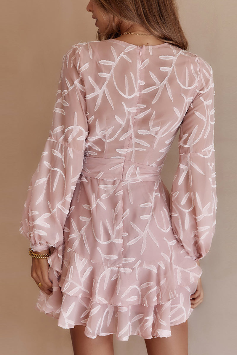 CD | Rochie mini cu volane