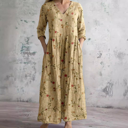 CD | Rochie maxi florală atemporală