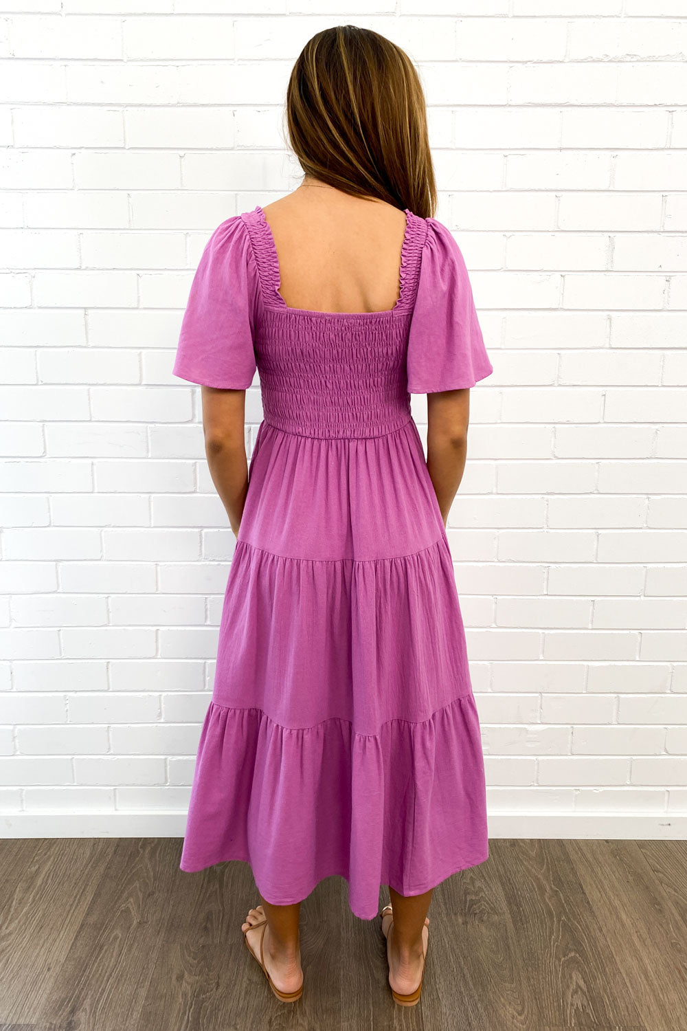 CD | Rochie midi feminină fără umeri