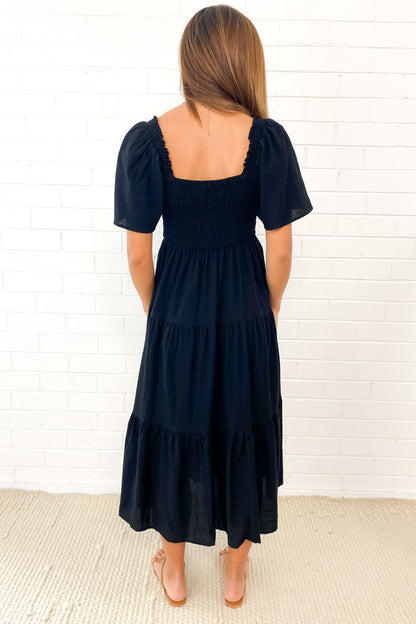 CD | Rochie midi feminină fără umeri