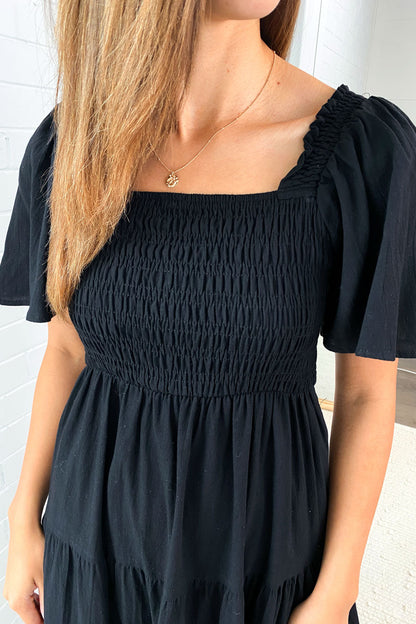CD | Rochie midi feminină fără umeri
