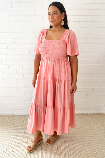 CD | Rochie midi feminină fără umeri