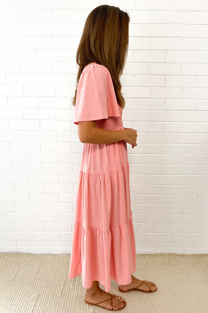 CD | Rochie midi feminină fără umeri