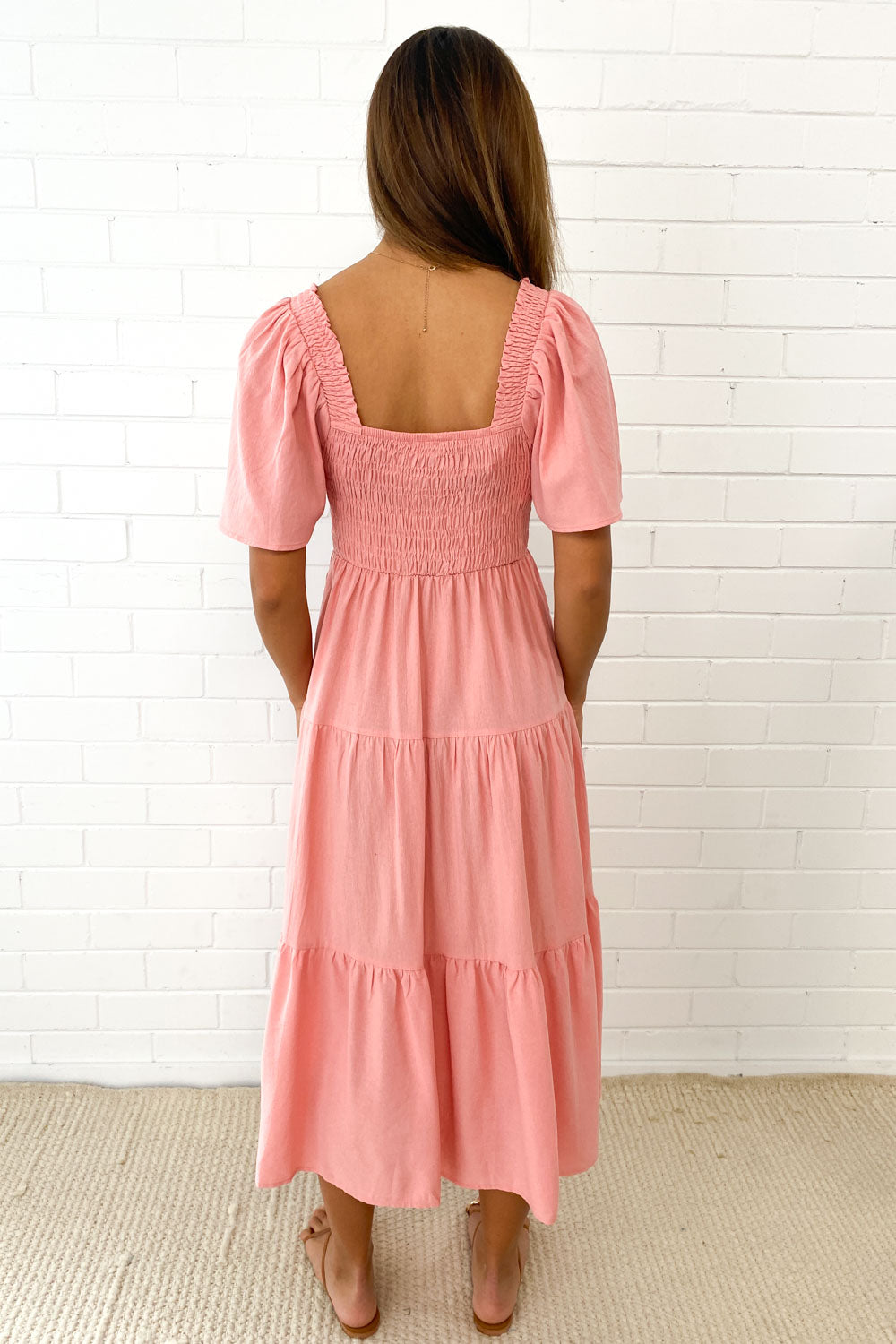 CD | Rochie midi feminină fără umeri
