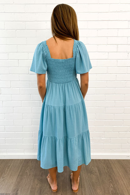 CD | Rochie midi feminină fără umeri