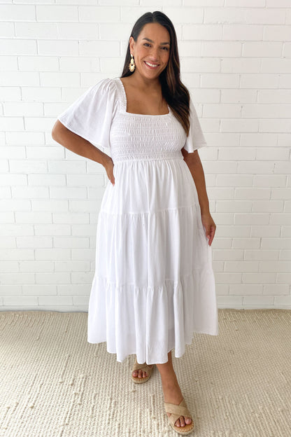 CD | Rochie midi feminină fără umeri