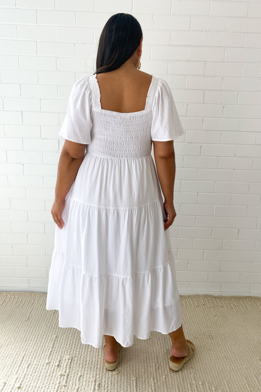 CD | Rochie midi feminină fără umeri