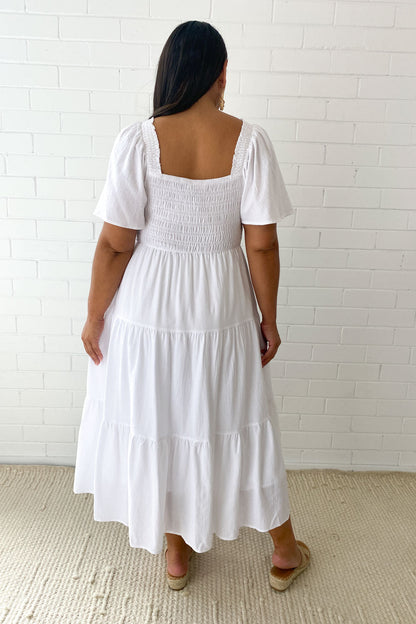 CD | Rochie midi feminină fără umeri