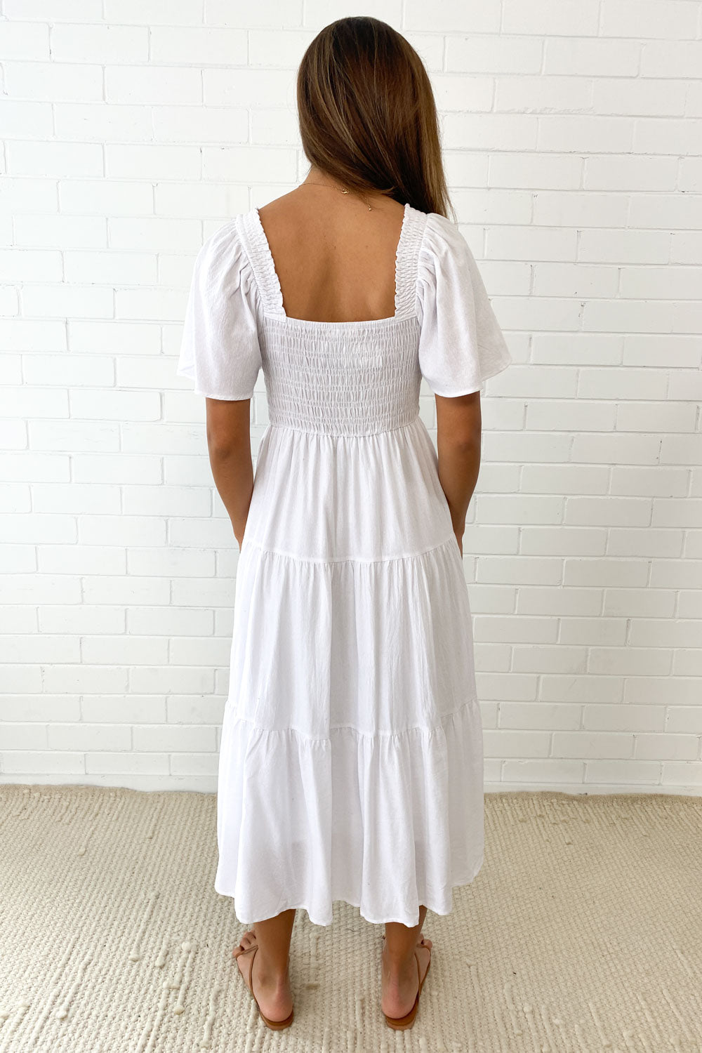 CD | Rochie midi feminină fără umeri