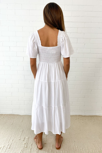 CD | Rochie midi feminină fără umeri