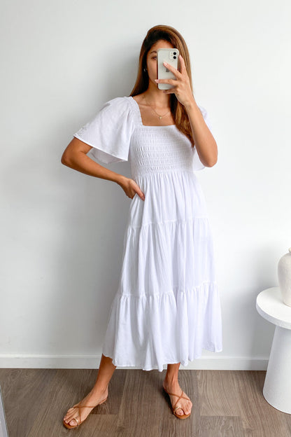 CD | Rochie midi feminină fără umeri