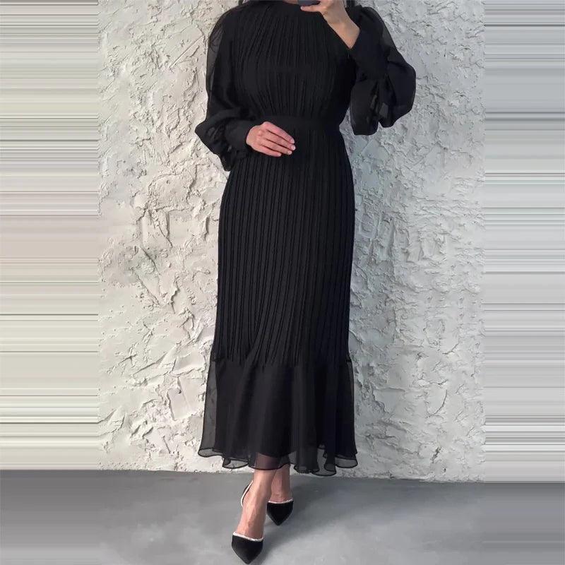 CD | Rochie midi plisată pentru femei - Design elegant și atemporal
