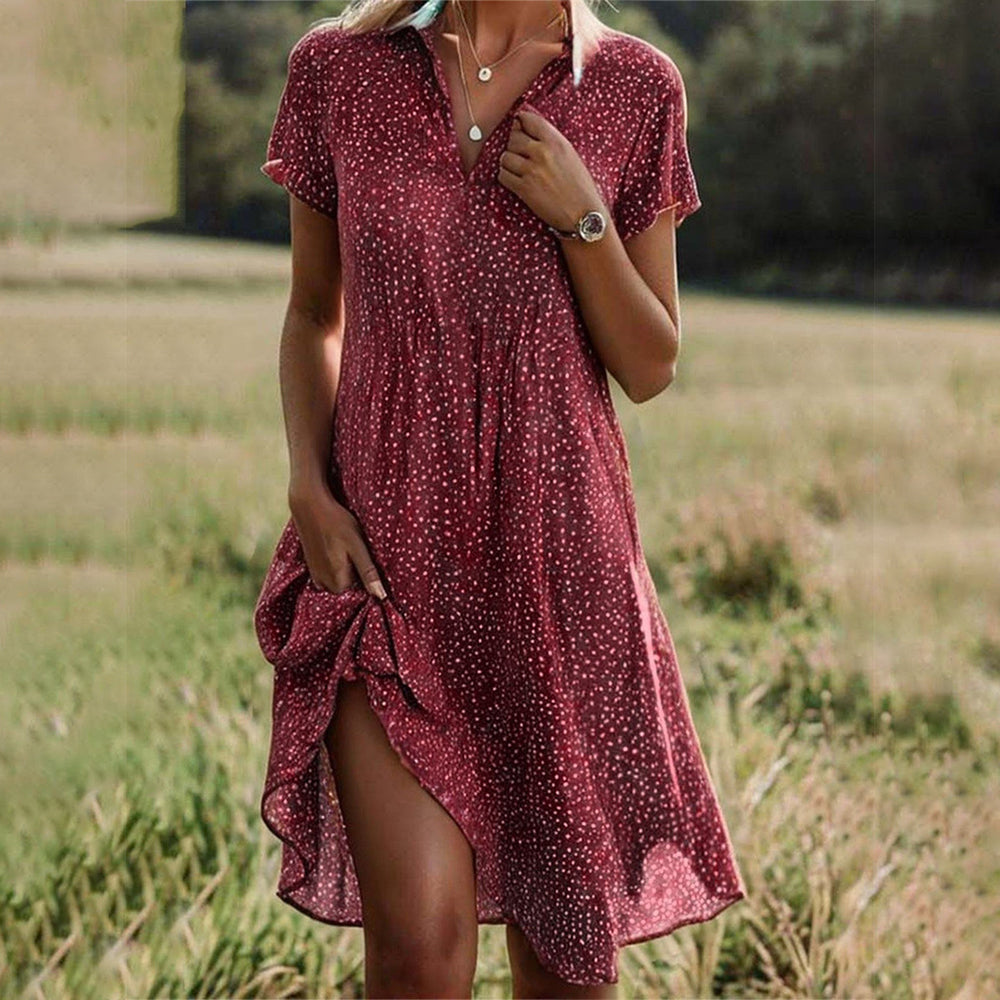 CD | Rochie midi fluidă (Aproape epuizată)