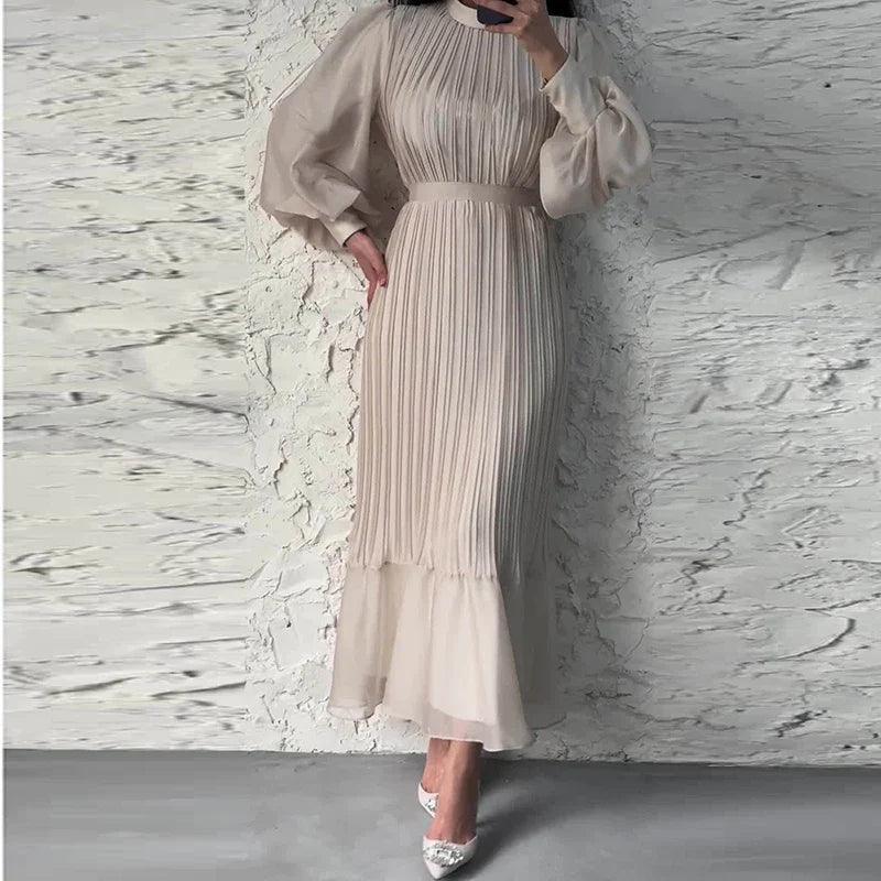 CD | Rochie midi plisată pentru femei - Design elegant și atemporal