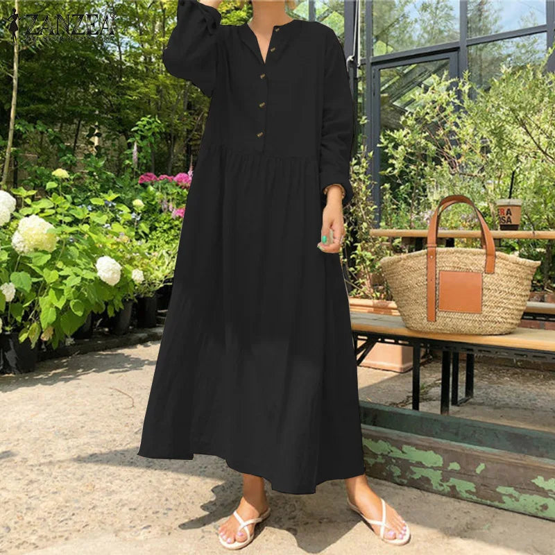 CD | Elegant vrac rochie lungă pentru femei