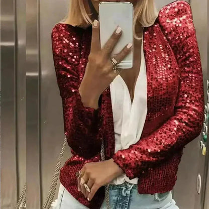 CD | Blazer elegant cu paiete