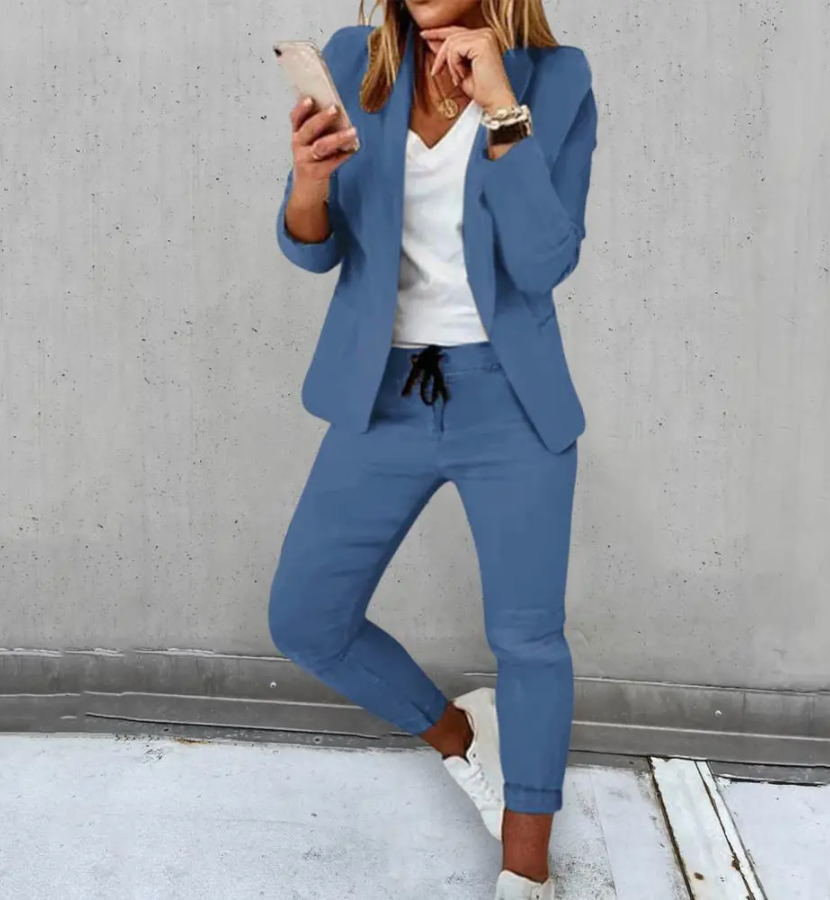 CD | Set costum blazer din două piese
