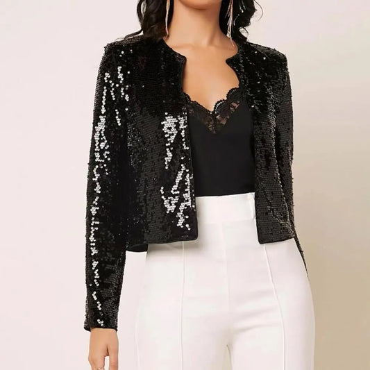 CD | Blazer elegant cu paiete
