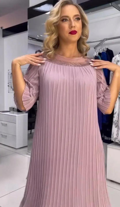 CD | Kaida™ Rochie plisată frumoasă