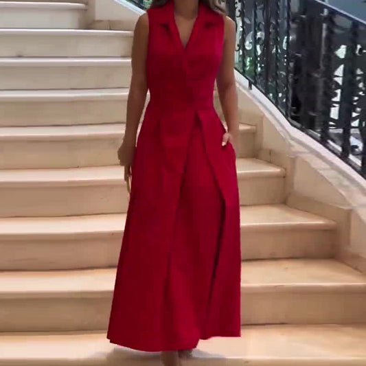CD | Rochie midi mov cu decolteu în V