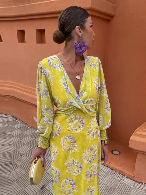 CD | Rochie florală radiantă pentru femei