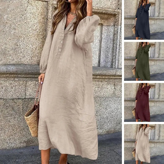CD | Rochie midi cu mânecă lungă (1+1 GRATUIT)