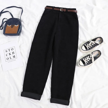 CD | Pantaloni corduroy pentru femei