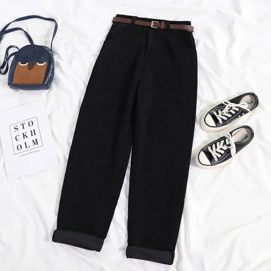 CD | Pantaloni corduroy pentru femei