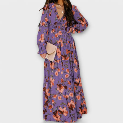 CD | Rochie maxi florală elegantă