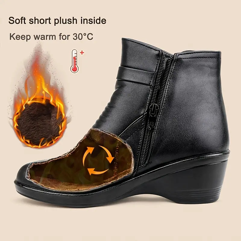 CD | CIZME CU FERMOAR LATERAL PLATFORMĂ BOWKNOT