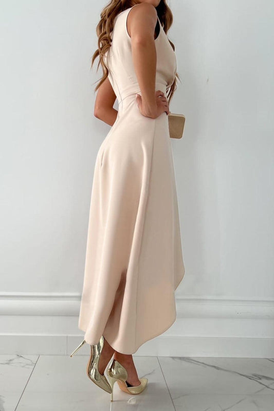 CD | Rochie midi elegantă cu decolteu în V