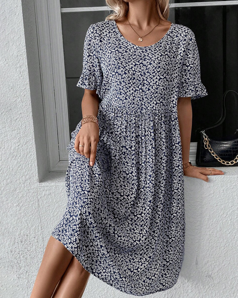 CD | Rochie midi cu flori