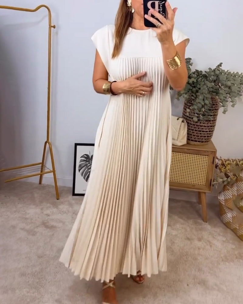 CD | Rochie maxi plisată elegantă