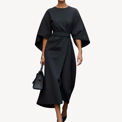 CD | Rochie midi din bumbac cu curea pentru femei