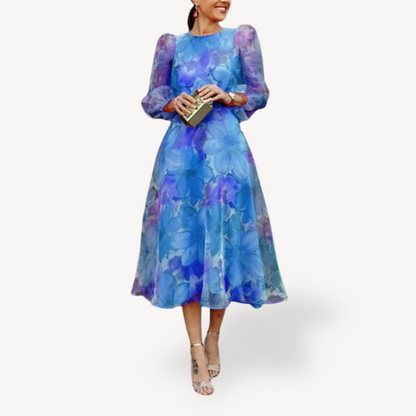 CD | Rochie Midi din sifon floral pentru femei