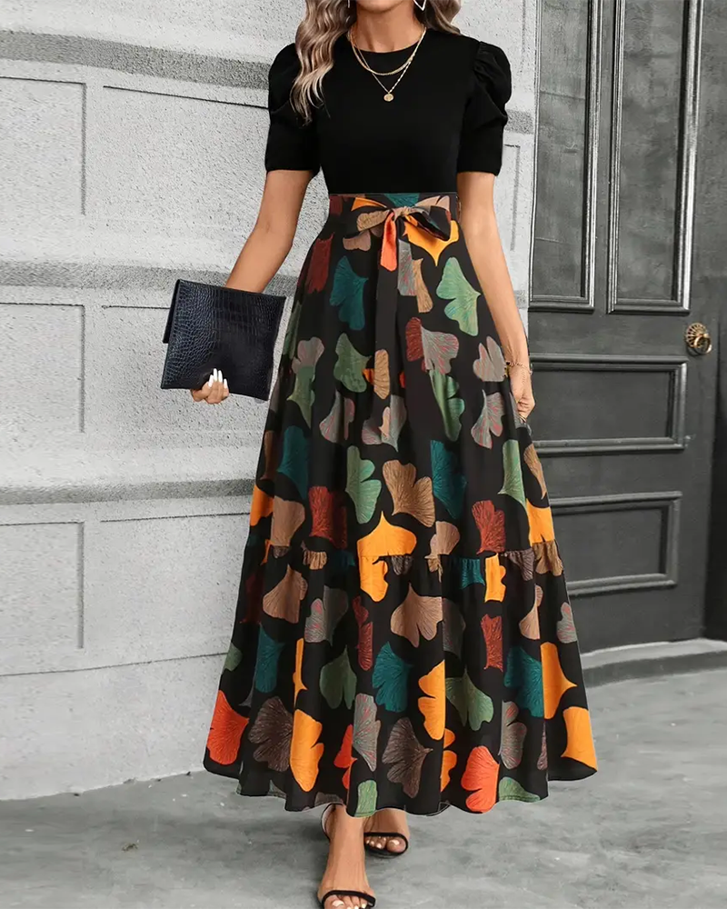 CD | Rochie imprimată elegantă și trendy
