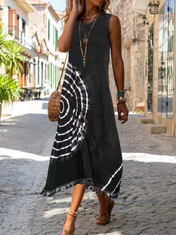 CD | Rochie midi fără mâneci casual și elegantă pentru vară