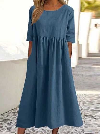 CD | Rochie midi neagră | Rochie midi cu mânecă lungă | Rochii midi pentru femei