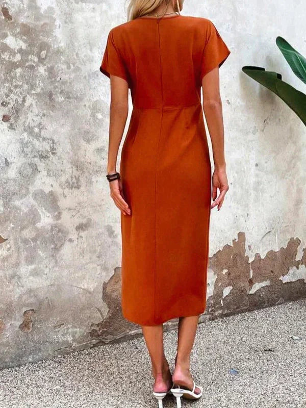 CD | Rochie midi elegantă drapată