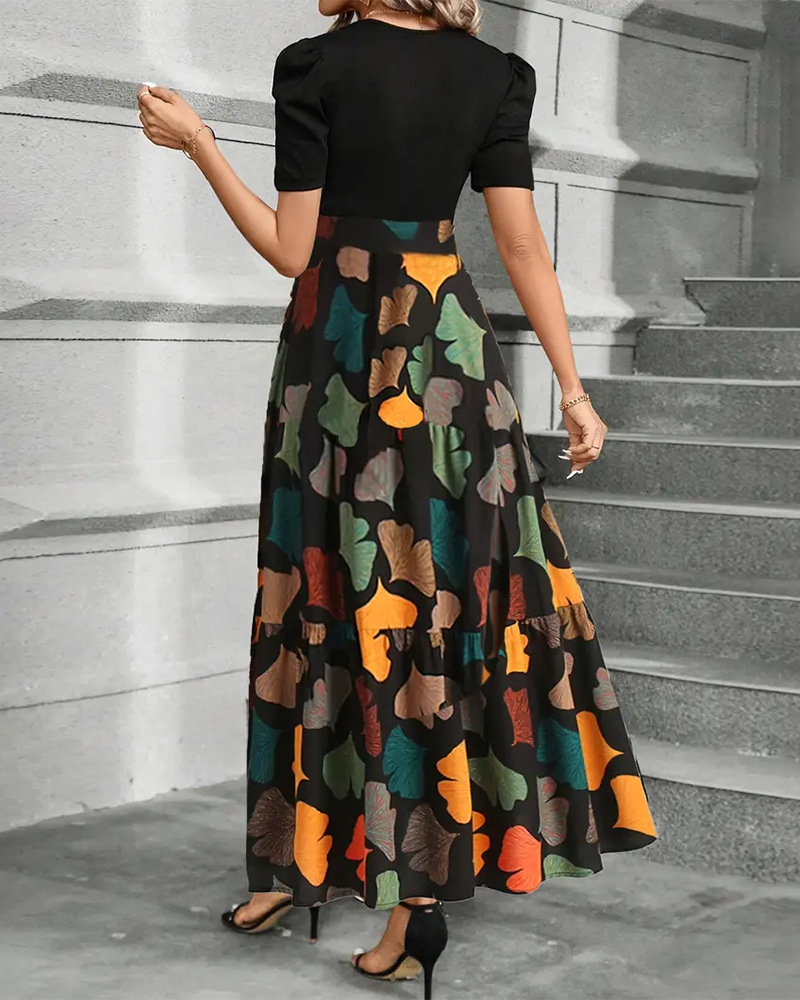 CD | Rochie imprimată elegantă și trendy