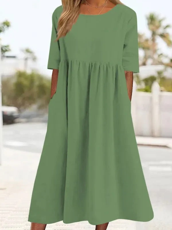 CD | Rochie midi neagră | Rochie midi cu mânecă lungă | Rochii midi pentru femei